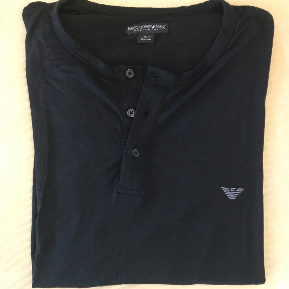 Armani long sleeve shirt- Large